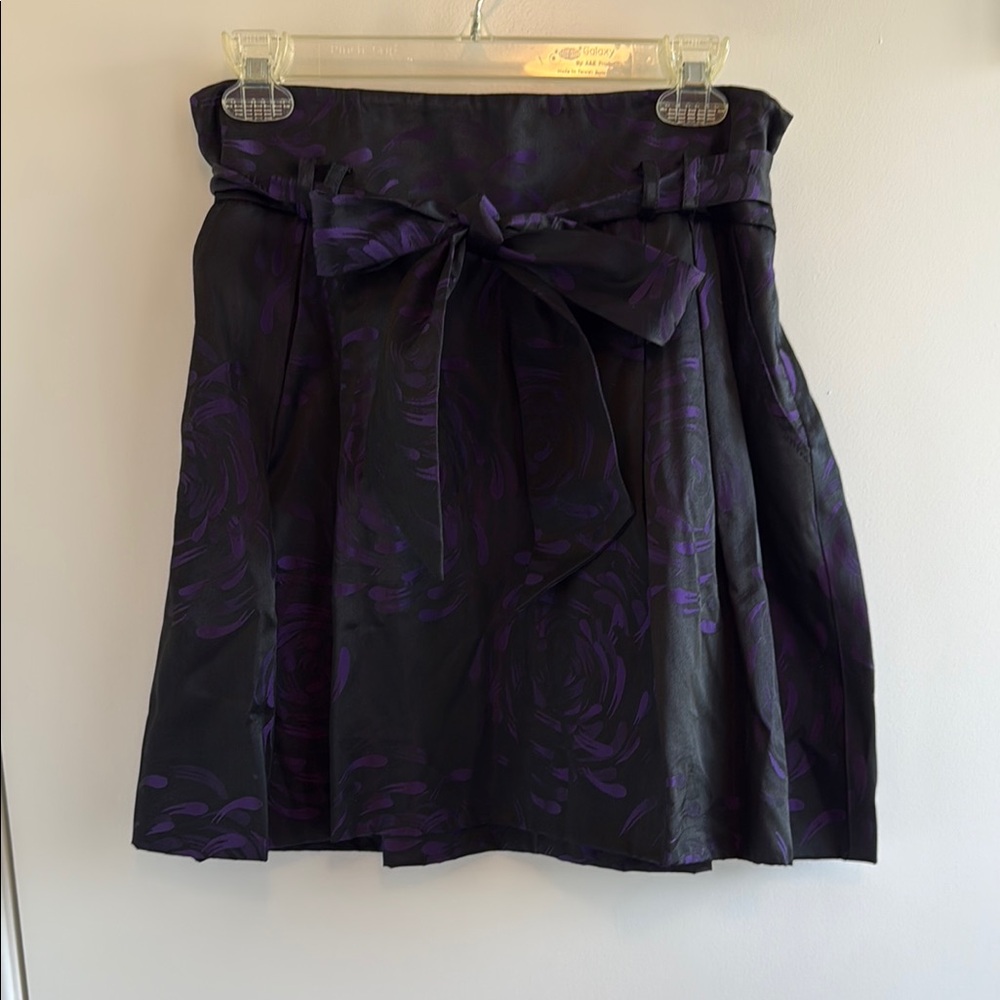 Never used! Elegant Black and Purple Skirt